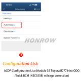 YANHUA Module 35 for Toyota R7F714xx ODO/Buick BCM (NEC3558)mileage correction