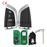 KEYDIY KD FGB58 4 button remote key with  434mhz support KD-MP KDX2 KD-MAX KDX4