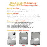 YANHUA ACDP Module 37 MB HU6 Instrument Module(C177) mileage correction