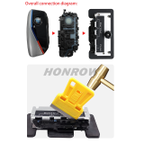 YANHUA Tools for removing the BMW U chassis key