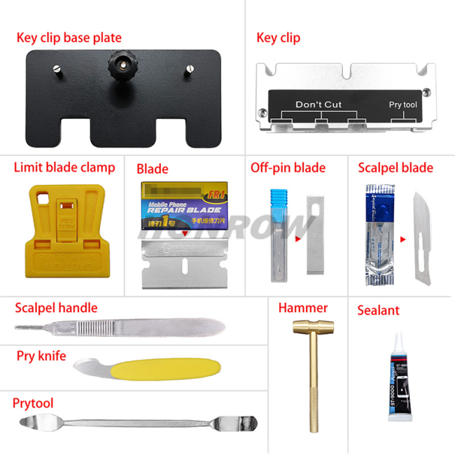 YANHUA Tools for removing the BMW U chassis key