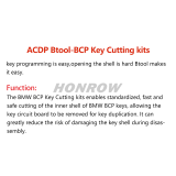 YANHUA Tools for removing the BMW U chassis key