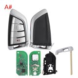 For Original BMW G-Series  Smart Remote Key BDC2 BDC3 ​FCC ID N5F-ID21A Triple Key IC: 3248A-ID21A 434MHZ  ID49 NCF795xV Chip ​ Original PCB+After market key shell