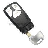 For Audi allroad  B9 Q5 Q7 TT TTS keyless 3/3+1 button remote key blank without logo