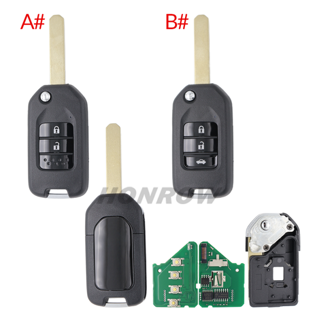 For Honda 3 button remote key chip: Honda A ID47-PCF7961X(HITAG3)