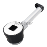 Handheld 45X Folding Linen Tester Metal Magnifiers Magnifying Glass with Light Calibration