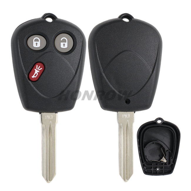 For Opel Saab 3 button remote key blank