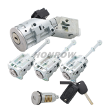 For Peugeot Panter 2 Ignition switch Auto Lock Cylinder key set  4162.LG