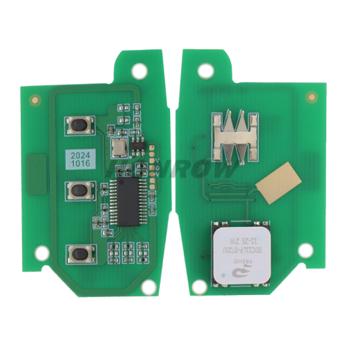 For Ford 3 button keyless go remote key with 433mhz  ASK ID46 PCF7952 4D63 Chip FCCID:3M5T-15K601-DC