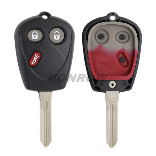 For Opel Saab 3 button remote key blank
