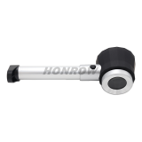 Handheld 45X Folding Linen Tester Metal Magnifiers Magnifying Glass with Light Calibration