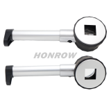 Handheld 45X Folding Linen Tester Metal Magnifiers Magnifying Glass with Light Calibration