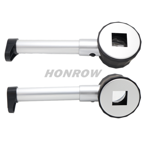 Handheld 45X Folding Linen Tester Metal Magnifiers Magnifying Glass with Light Calibration