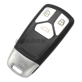 For Audi allroad  B9 Q5 Q7 TT TTS keyless 3/3+1 button remote key blank without logo