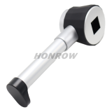 Handheld 45X Folding Linen Tester Metal Magnifiers Magnifying Glass with Light Calibration