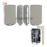 For High quality Leather Volvo 3+1 button smart Car Key Shell ,please choose the color