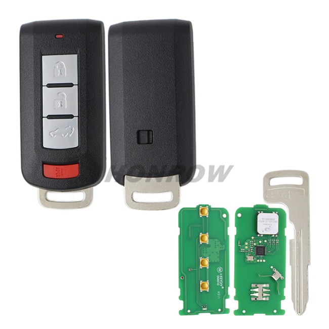 KEYDIYZB65-4 smartkeyUniversal KD Smart Key Remote for KD-X2KD-X4 KD. MAX Car Key Remote Fit More than 2000 Models