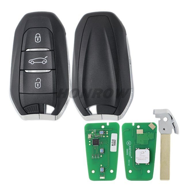 KEYDIY ZB66-3smartkey Universal KD Smart Key Remote for KD-X2KD-X4 KD. MAX Car Key Remote Fit More than 2000 Models