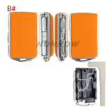 For High quality Leather Volvo 3+1 button smart Car Key Shell ,please choose the color