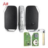 XHORSE VVDI  XZKA82EN 4 side button remote key for hyundai kia models, XZ Series K.A ST , Special pcb board exclusively for hyundai and kia models , support hyundai and kia smart  key support regenerate and reuse Note:The pcb board only can be generated for hyundai and kia models.