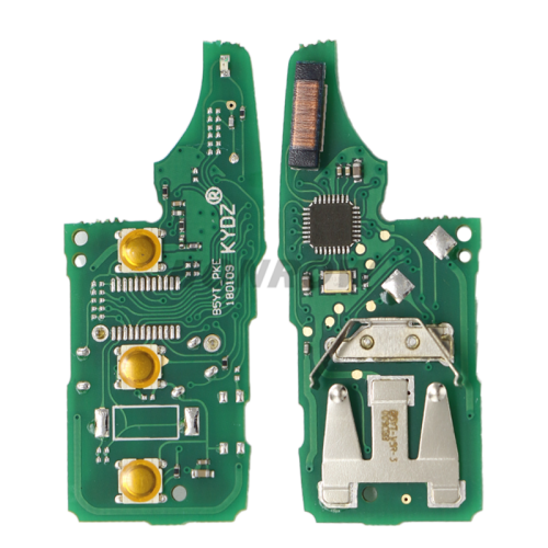 For VW MQB 3B flip remote key with ID48 chip-315mhz ASK model