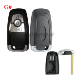 For Ford 4 button remote key shell with blade，please choose the key type