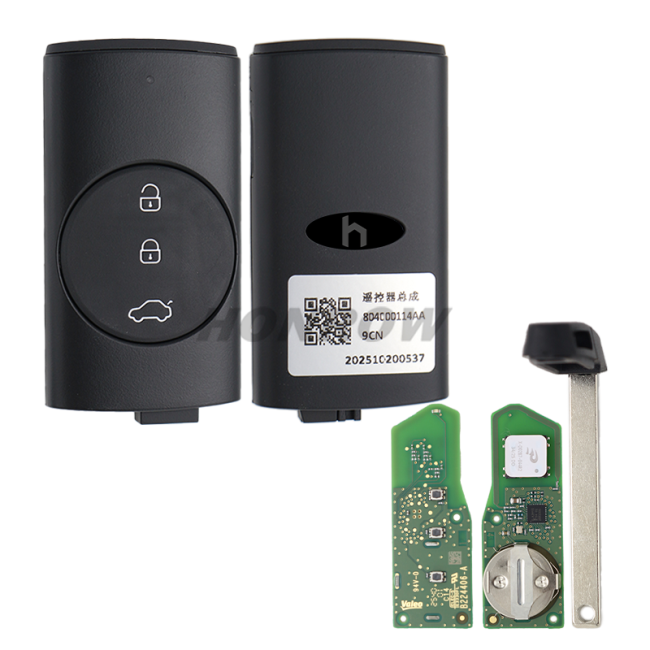 Original 3B Keyless Remote Car Key 4A Chip 433Mhz for Chery Tiggo 7 Plus 8 Plus Intelligent Smart Remote Key