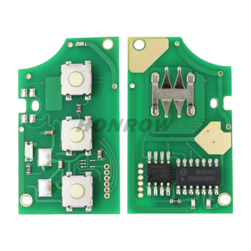 For VW 2 button remote key with 433mhz 7M3959753