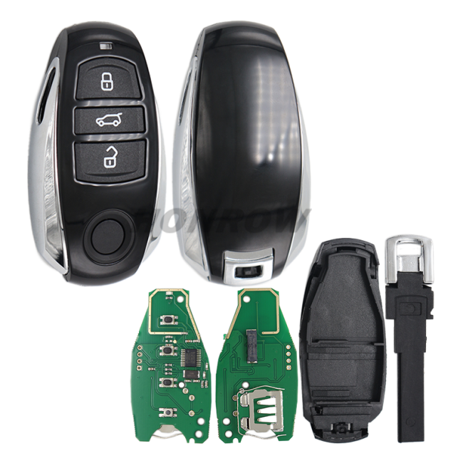 For VW Touareg 3 button remote key with 433MHZ