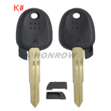 For Hyundai transponder key blank