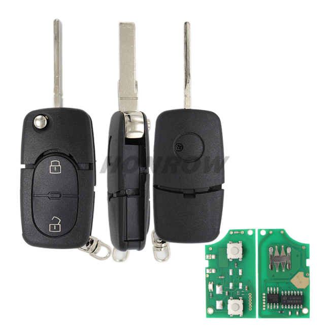 For VW 2button remote key with ID48 chip 433Mhz 1J0 959 753A