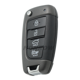 For Hyundai 3/4 button flip remote key blank