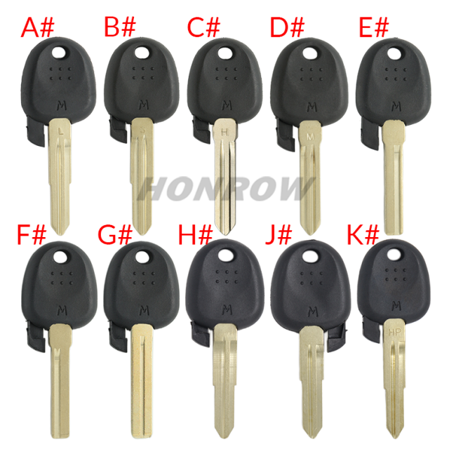For Hyundai transponder key blank