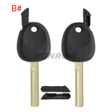 For Hyundai transponder key blank