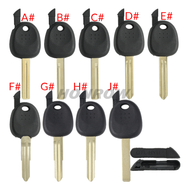 For Hyundai transponder key blank