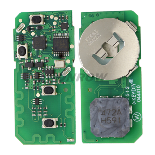 KEYDIY TIB03 with 8A 4D chip for KD-X2 KD MAX KDX4 Car Key Remote Fit More than 2000 Models