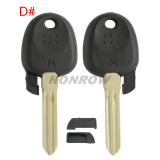 For Hyundai transponder key blank
