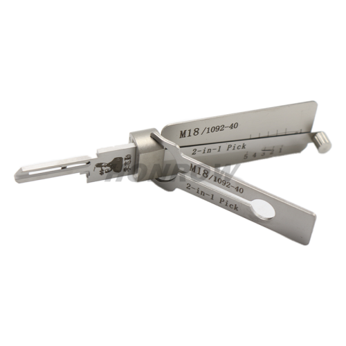 Lishi Tool M18/1092-40 2 in 1 lock pick lishi style lock pick 2 in 1 tool for house lock