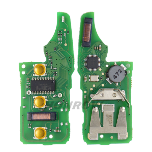 For VW MQB keyless 3B flip remote key with ID48 chip-434mhz ASK model FCCID: 5K0837202BR