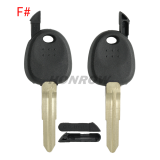 For Hyundai transponder key blank