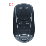 For Buick GL8 3+1/4+1/5+1 button remote key blank