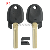For Hyundai transponder key blank