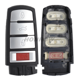 For VW 3+1 button remote key with ID48 chip-315mhz
