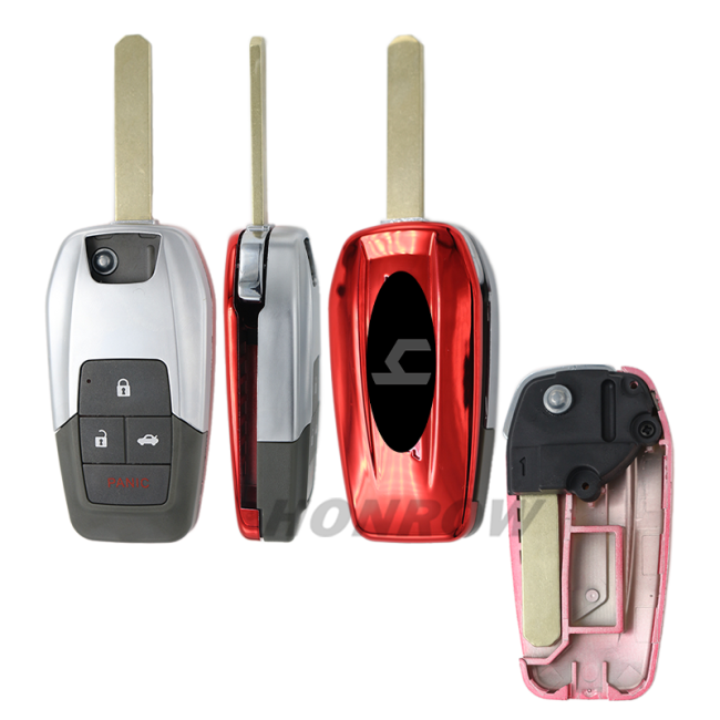 For  Honda 3+1 button modified remote key blank