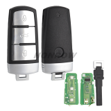 For VW Magotan 3  button remote key with ID48 chip before 2010 year 433Mhz 3C0959752BA