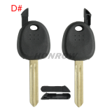 For Hyundai transponder key blank