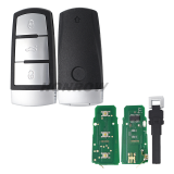 For VW Magotan 3  button remote key with ID48 chip before 2010 year 433Mhz 3C0959752BA