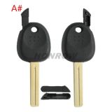For Hyundai transponder key blank