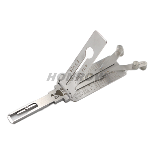 Original Lishi HU64 V.3 for Benz 2 In 1  lock pick and decoder combination tool with best quality