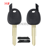For Hyundai transponder key blank